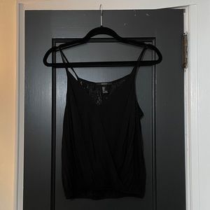 Black Tank w/ Lace Back
